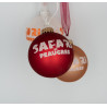 PROMO Lot de 5 boules de Noël