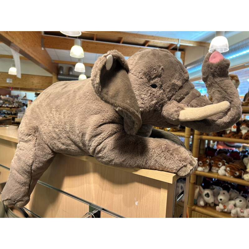 Grande peluche éléphant d'Afrique