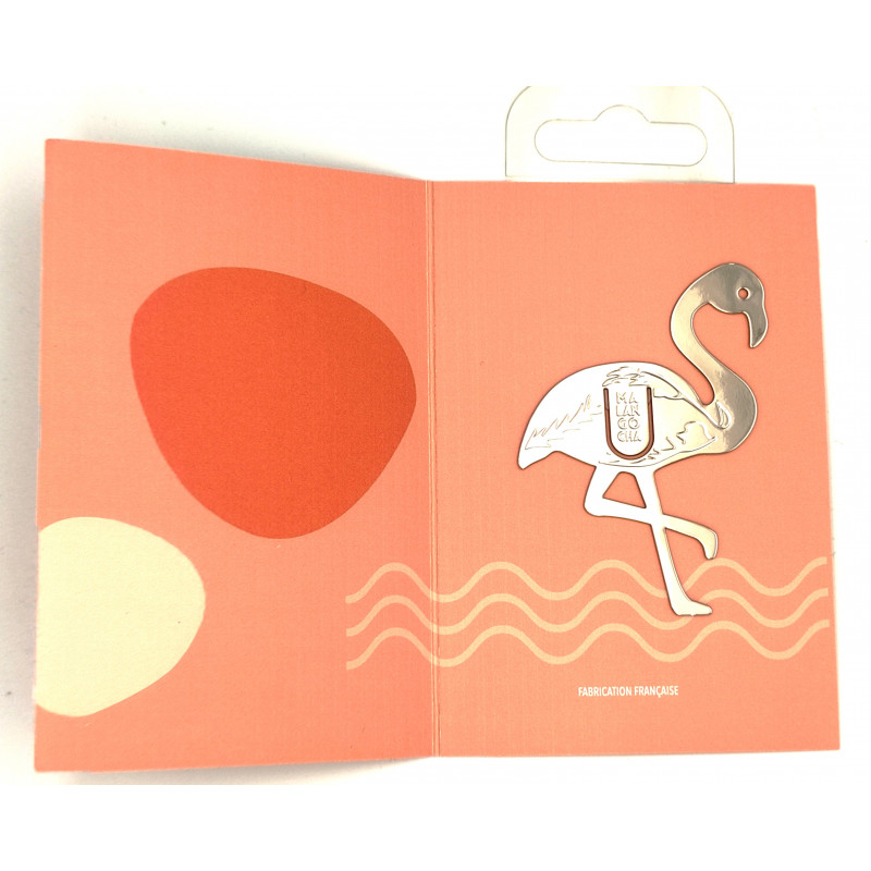 Marque page flamand rose Made in France