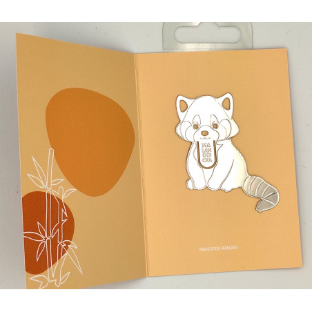 Marque page Panda Roux Made in France