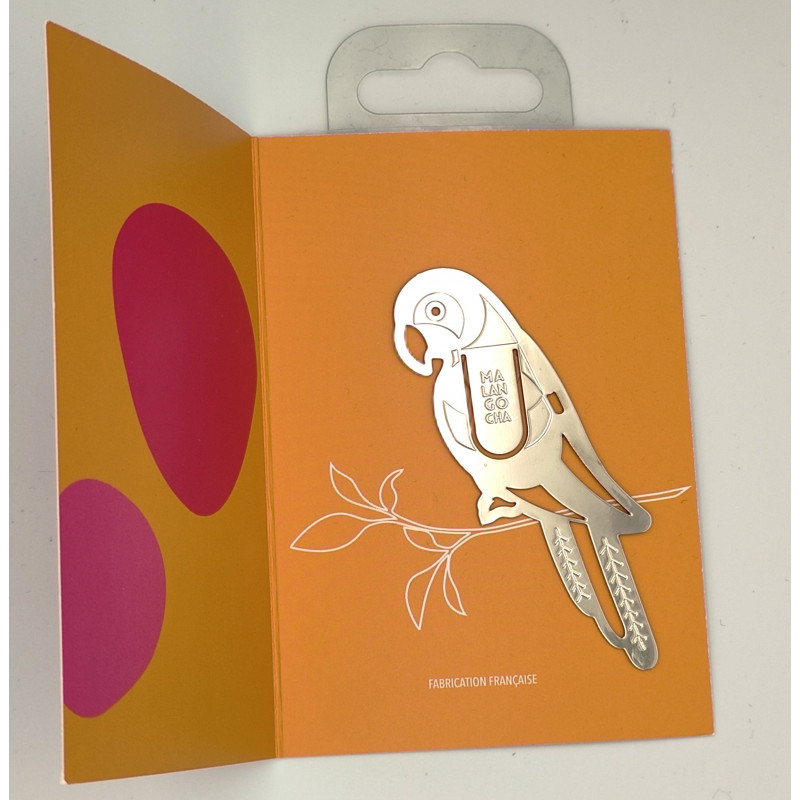Marque page perroquet Made in France