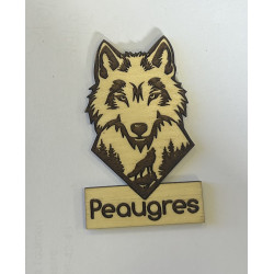 Magnet bois loup