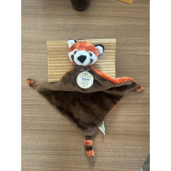 doudou couverture panda roux