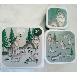 lunch box enfant loup