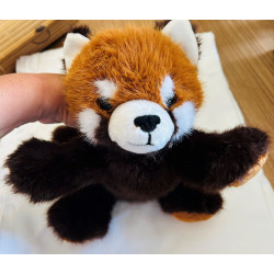 peluche panda roux 30 cms