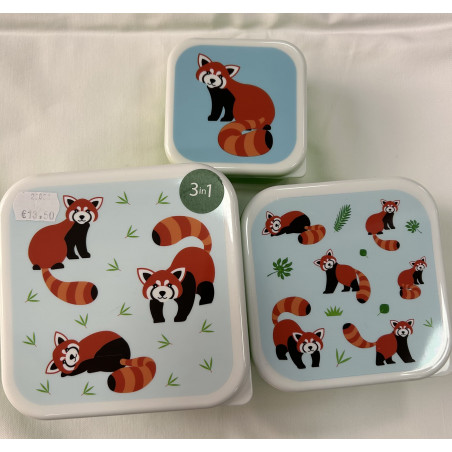 lunch box enfant panda roux