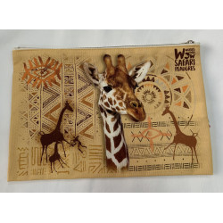 Trousse plate en toile made...