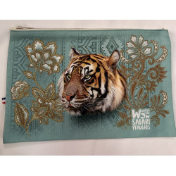 Trousse plate tigre toile...