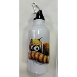 Gourde blanche panda roux...