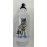 Gourde blanche loup 18 cms