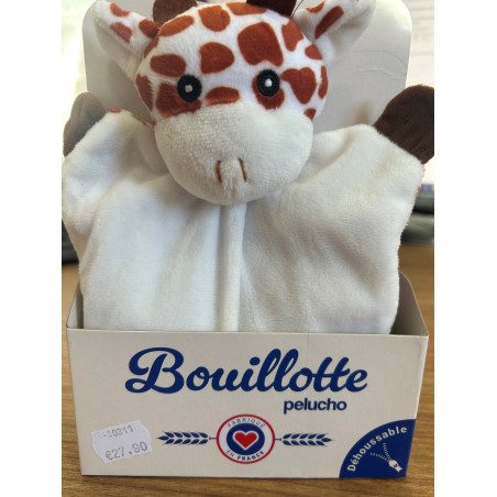 Bouillotte déhoussable girafe Made in France