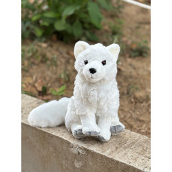 Peluche loup arctique